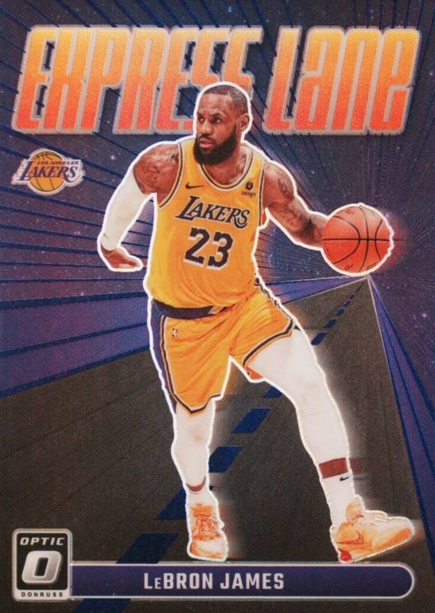 2023 Panini Donruss Optic Express Lane LeBron James #9 Basketball Card