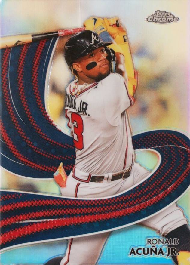 2024 Topps Chrome Strokes Ronald Acuna Jr. #S12 Baseball Card