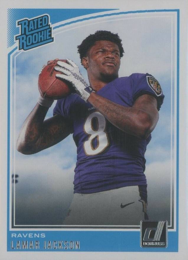 2018 Panini Donruss Lamar Jackson #317 Football Card