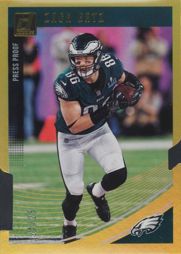 2018 Panini Donruss Zach Ertz #233 Football Card