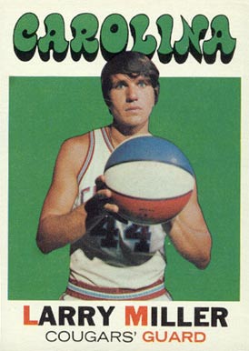 1971 Topps Larry Miller #208 Basketball Card