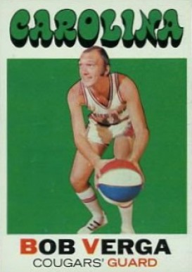 1971 Topps Bob Verga #167 Basketball Card