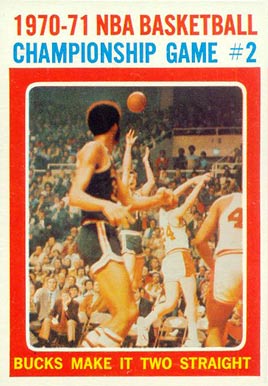 1971 Topps NBA Playoffs Game #2 #134 Basketball Card