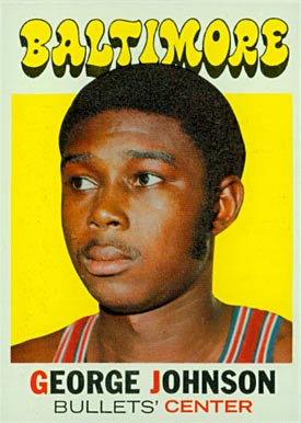 1971 Topps George Johnson #21 Basketball Card