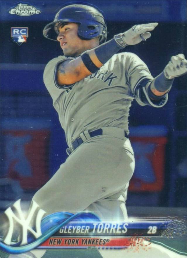 2018 Topps Chrome Gleyber Torres #31 Baseball Card