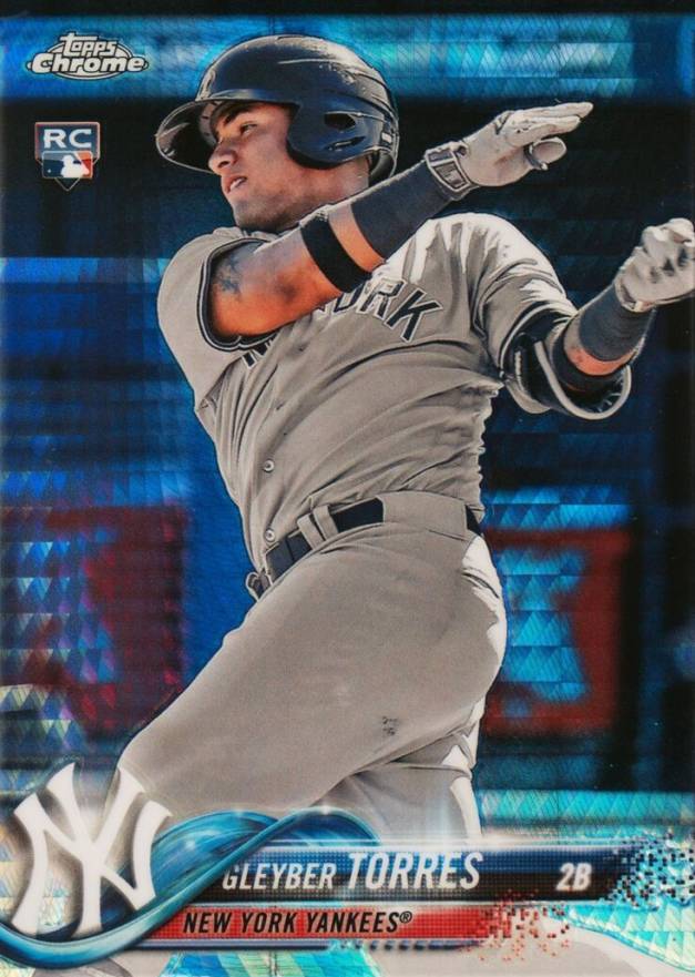 2018 Topps Chrome Gleyber Torres #31 Baseball Card