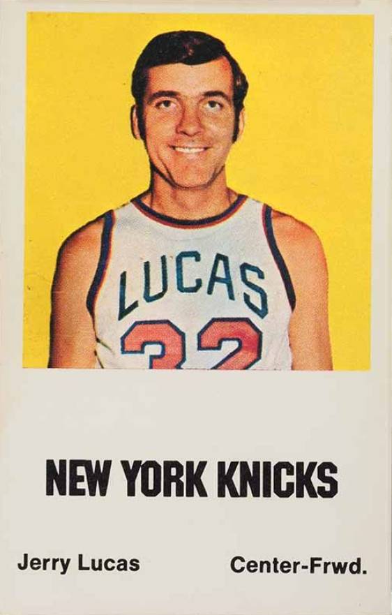 1972 Comspec Jerry Lucas # Basketball Card