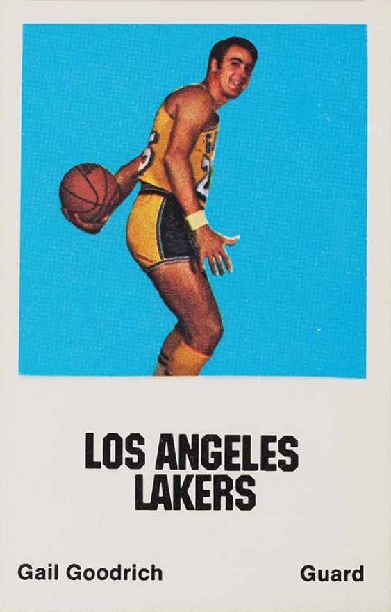 1972 Comspec Gail Goodrich # Basketball Card