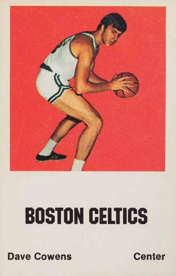 1972 Comspec Dave Cowens # Basketball Card