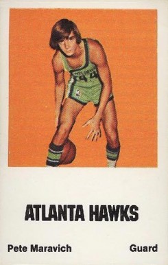 1972 Comspec Pete Maravich # Basketball Card