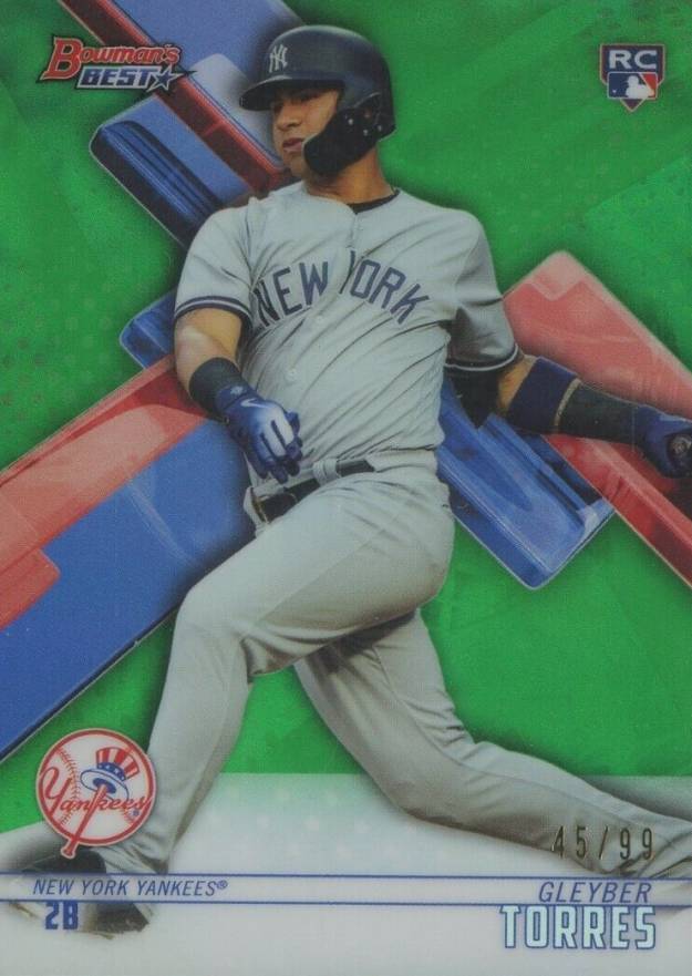 2018 Bowman's Best Gleyber Torres #50 Baseball Card