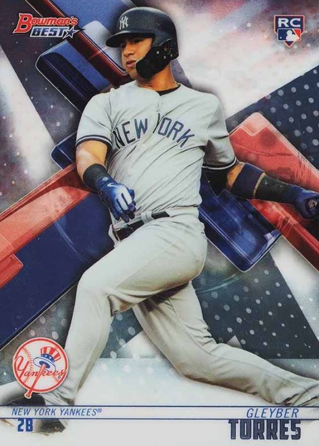 2018 Bowman's Best Gleyber Torres #50 Baseball Card