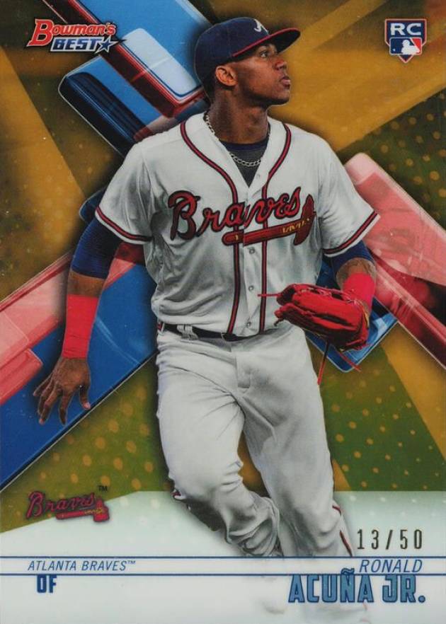 2018 Bowman's Best Ronald Acuna Jr. #51 Baseball Card