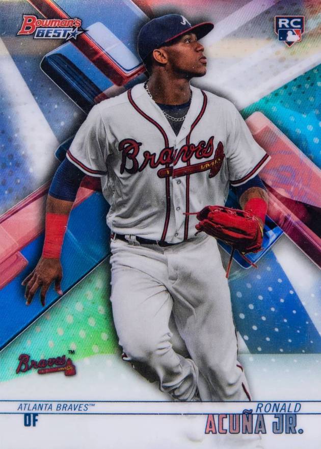 2018 Bowman's Best Ronald Acuna Jr. #51 Baseball Card