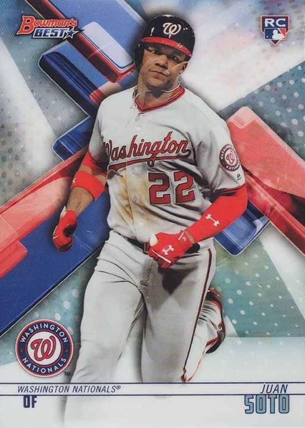 2018 Bowman's Best Juan Soto #29 Baseball Card