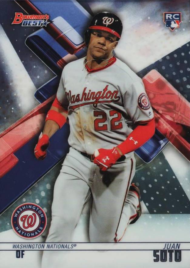 2018 Bowman's Best Juan Soto #29 Baseball Card