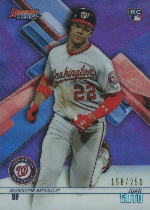 2018 Bowman's Best Juan Soto #29 Baseball Card