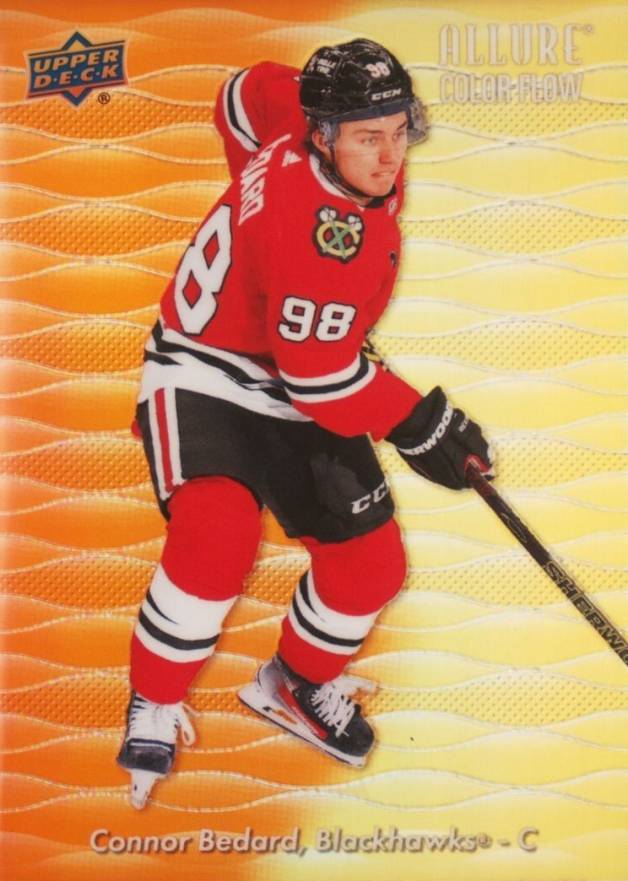 2023 Upper Deck Allure Color Flow Connor Bedard #CF16 Hockey Card