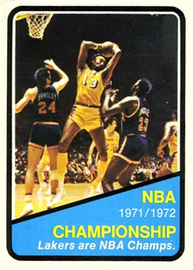 1972 Topps 1971-72 NBA Championship #159 Basketball Card