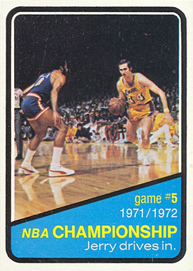 1972 Topps NBA Playoffs Game #5 #158 Basketball Card
