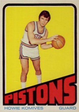 1972 Topps Howie Komives #13 Basketball Card