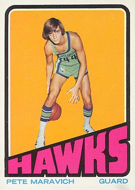 1972 Topps Pete Maravich #5 Basketball Card