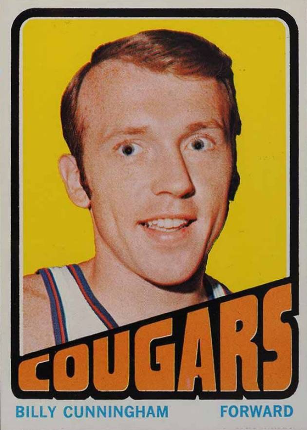 1972 Topps Bill Cunningham #215 Basketball Card