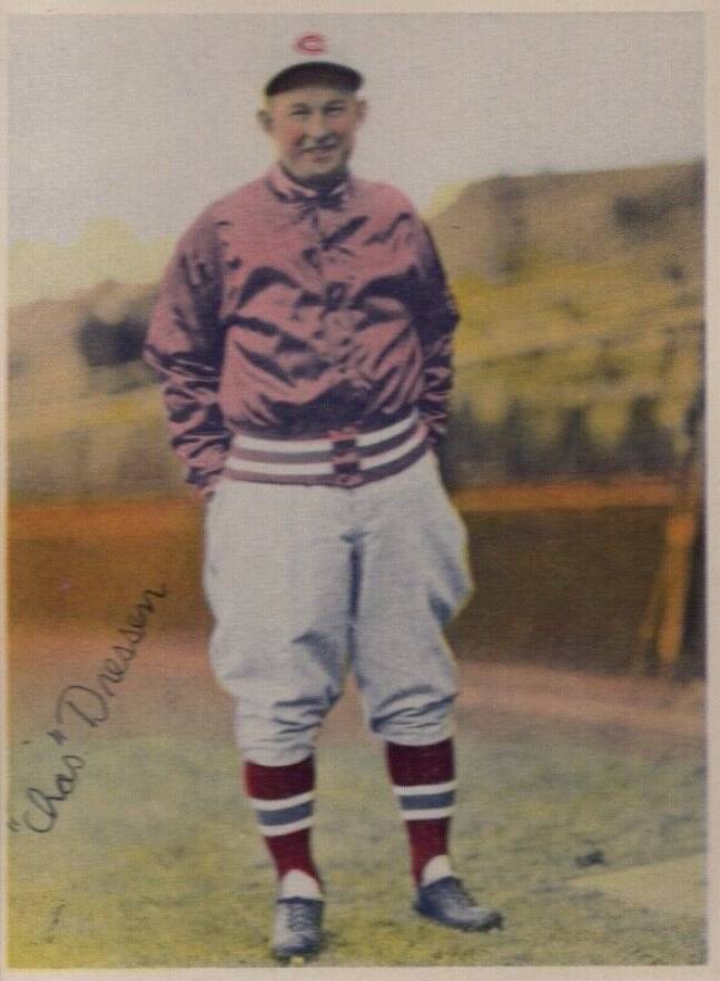 1936 R312 Chas. Dressen # Baseball Card