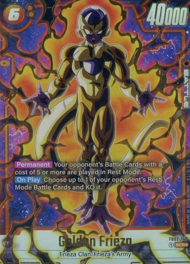 2024 Dragon Ball Super Card Game Fusion World Blazing Aura Golden Frieza #FB02-140 TCG Card