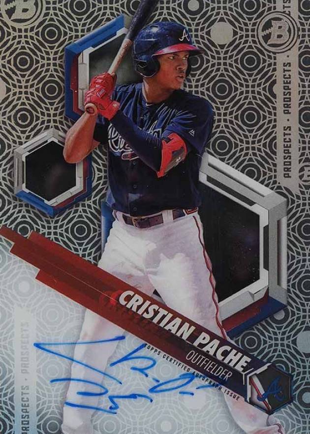 2018 Bowman High Tek Cristian Pache #CP Baseball Card