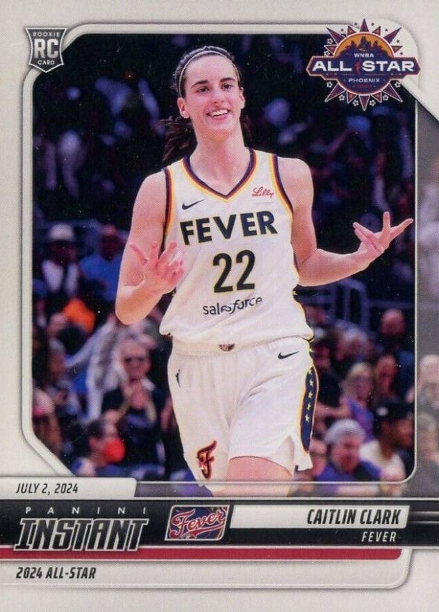 2024 Panini Instant WNBA Caitlin Clark #107 Basketball Card