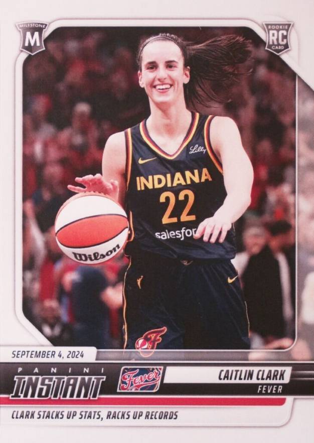 2024 Panini Instant WNBA Caitlin Clark #198 Basketball Card