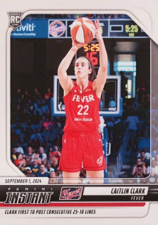 2024 Panini Instant WNBA Caitlin Clark #195 Basketball Card