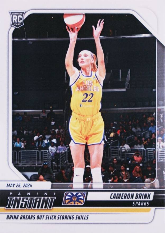 2024 Panini Instant WNBA Cameron Brink #33 Basketball Card