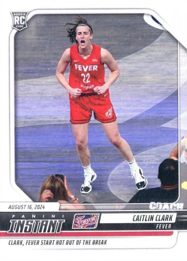 2024 Panini Instant WNBA Caitlin Clark #166 Basketball Card