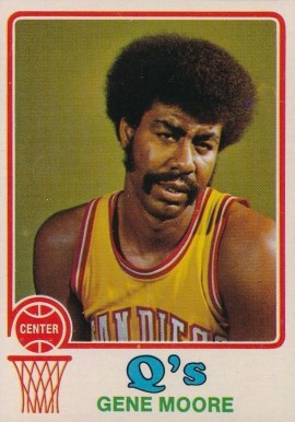 1973 Topps Gene Moore #223 Basketball Card