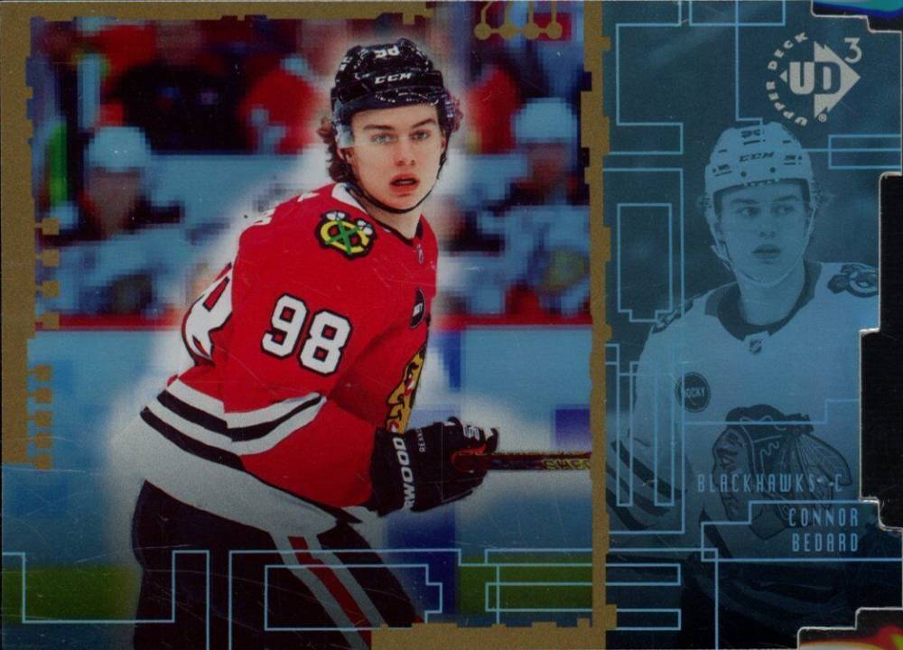 2023 Upper Deck Extended Series 1998-99 UD3 Connor Bedard #3 Hockey Card