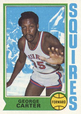 1974 Topps George Carter #178 Basketball Card