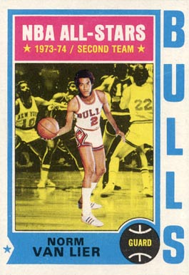 1974 Topps Norm Van Lier #140 Basketball Card