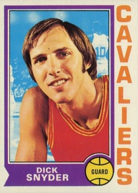 1974 Topps Dick Snyder #115 Basketball Card