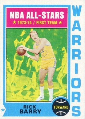 1974 Topps Rick Barry #50 Basketball Card