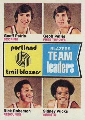 1974 Topps Trailblazers Team Leaders #96 Basketball Card