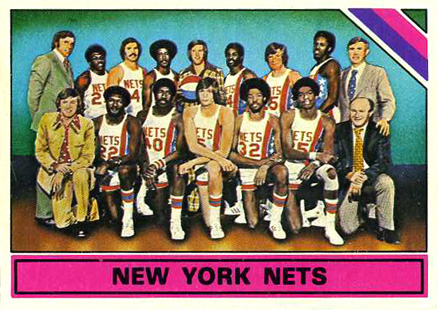 1975 Topps New York Nets Team #325 Basketball Card