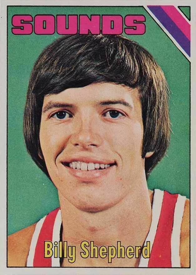 1975 Topps Billy Sheperd #301 Basketball Card