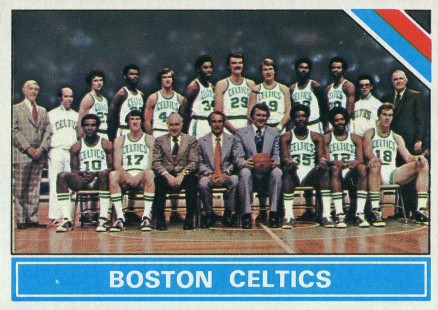 1975 Topps Boston Celtics Team #204 Basketball Card