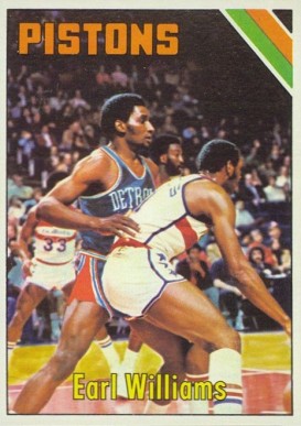 1975 Topps Earl Williams #109 Basketball Card