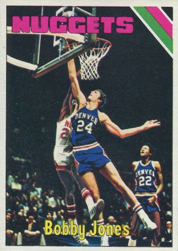 1975 Topps Bobby Jones #298 Basketball Card