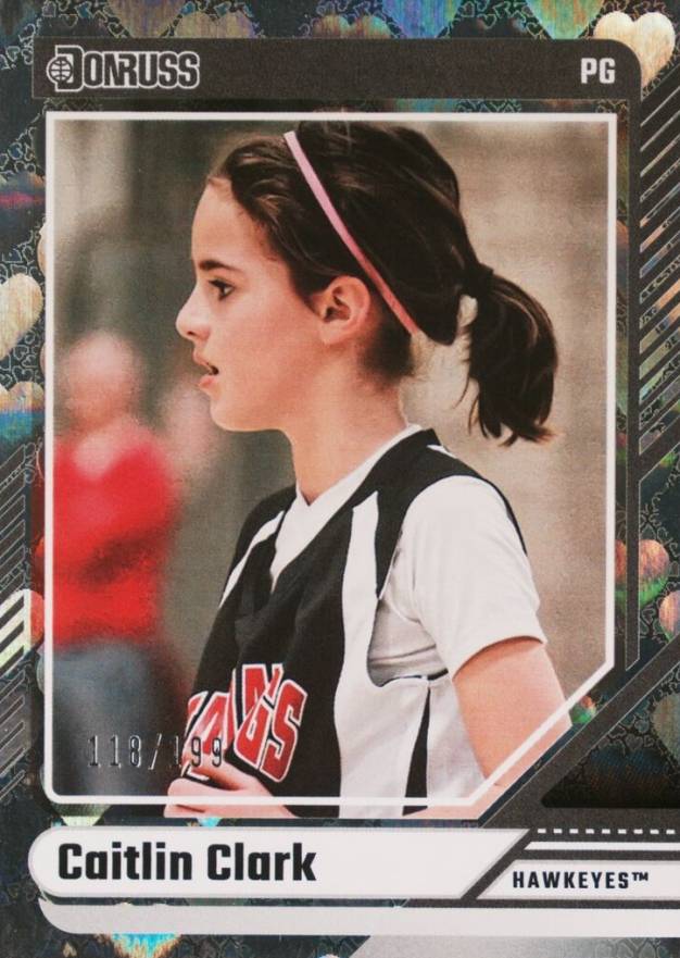 2024 Panini Caitlin Clark Collection Donruss Caitlin Clark #17 Basketball Card