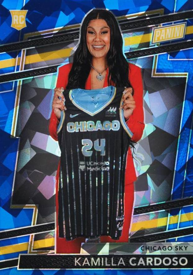 2024 Panini National Sports Collectors Convention VIP Gold Rookies Kamilla Cardoso #RC12 Basketball Card