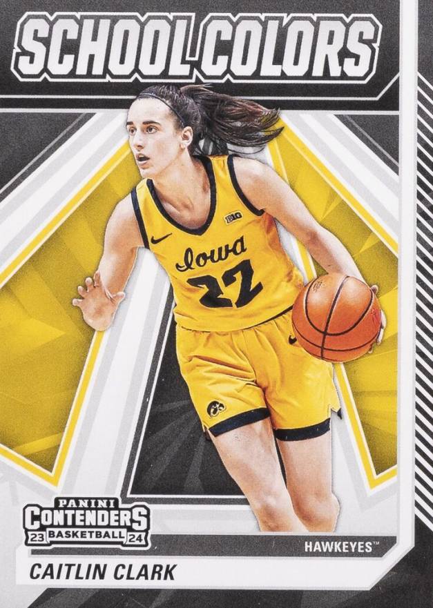 2024 Panini Caitlin Clark Collection School Colors Caitlin Clark #SC3 Basketball Card